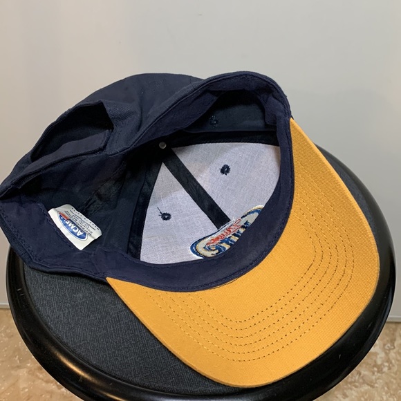 Miller Lite Blue and Gold Velcro Back Adjustable Baseball Cap - Picture 5 of 6
